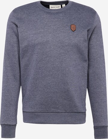 Sweat-shirt naketano en bleu : devant