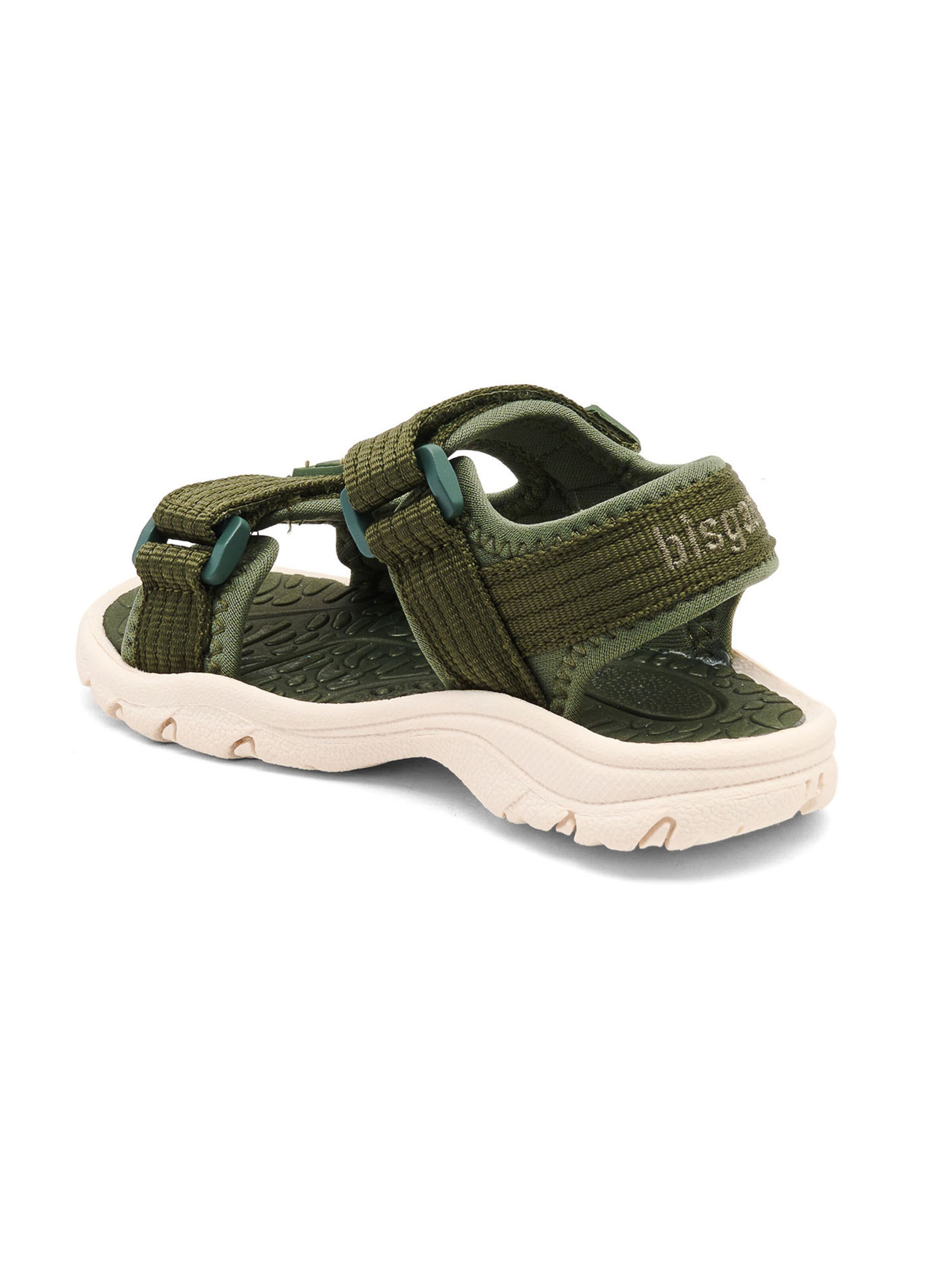 BISGAARD Odprti čevlji 'Nico' | zelena barva