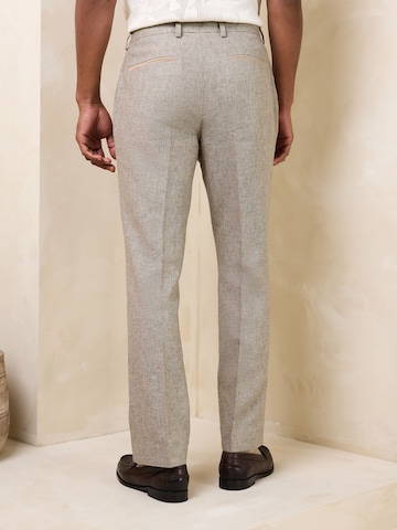 Next Regular Pleat-front trousers in Grey