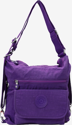 Mindesa Õlakott, värv lilla: eest vaates