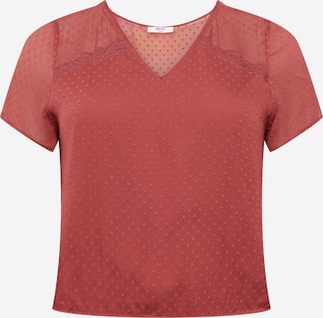 ABOUT YOU Curvy Shirt 'Senta' in Red: front