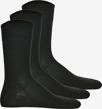 Hudson - Calcetines en negro: frente