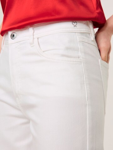 TAIFUN Wide leg Jeans in White