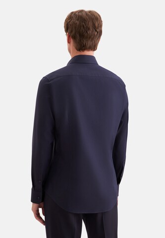 SEIDENSTICKER Slim fit Zakelijk overhemd in Blauw