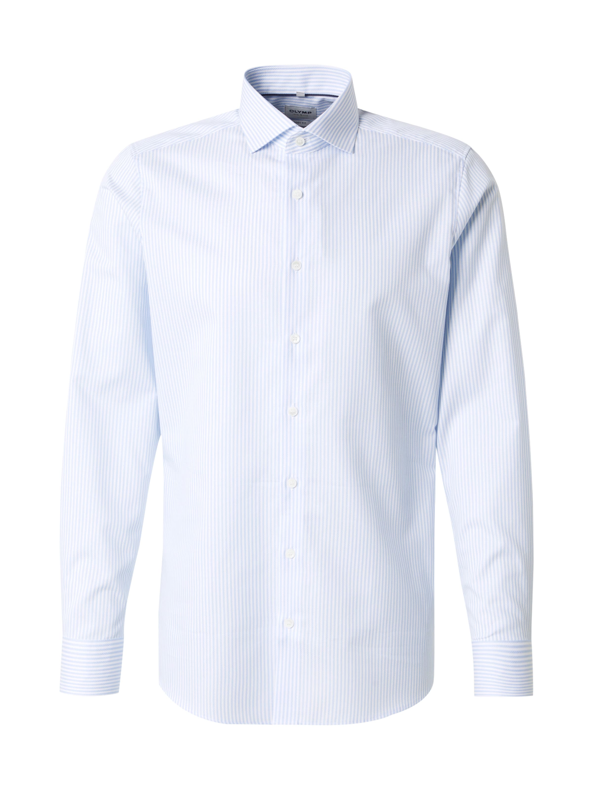 OLYMP Slim fit Business shirt in Blue: front