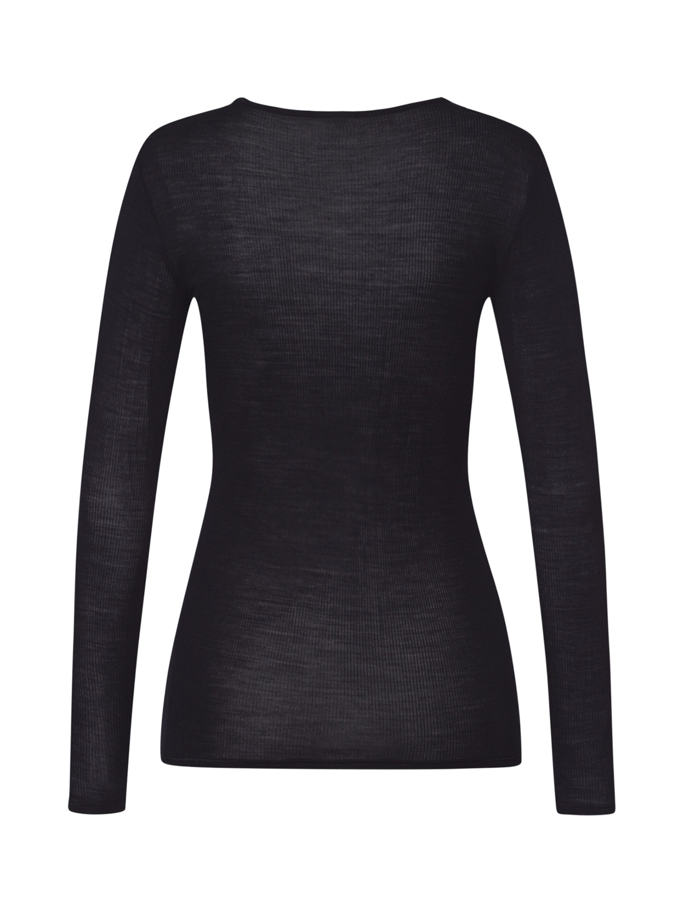 T-shirt ' Woolen Lace ' Hanro en noir