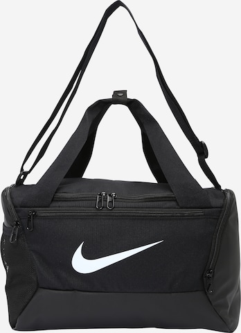 NIKE Sports Bag 'Brasilia 9.5' in Black: front