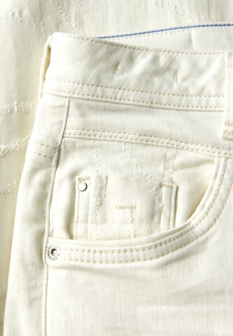 STREET ONE Wide Leg Jeans in Beige