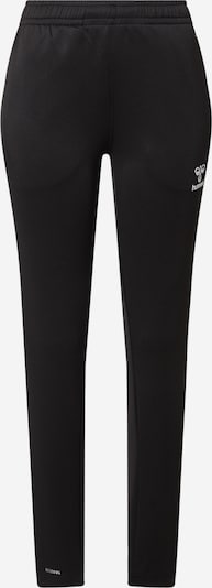 Hummel Sporthose in schwarz / weiß, Produktansicht