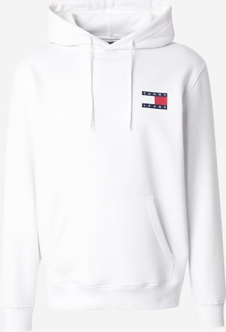 Sweat-shirt 'ESSENTIAL' Tommy Jeans en blanc : devant