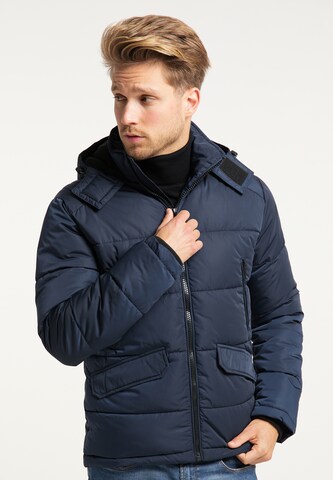 Petrol Industries Winterjas in Blauw