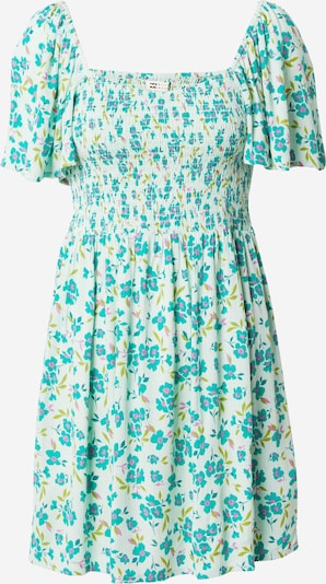 BILLABONG Dress in Turquoise / Apple / Purple / White, Item view