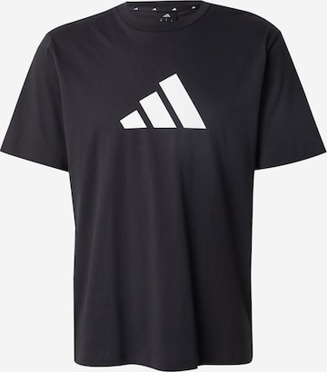 T-Shirt fonctionnel 'FI 3BAR' ADIDAS SPORTSWEAR en noir : devant