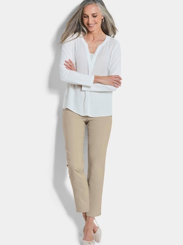 Coupe slim Pantalon Goldner en beige