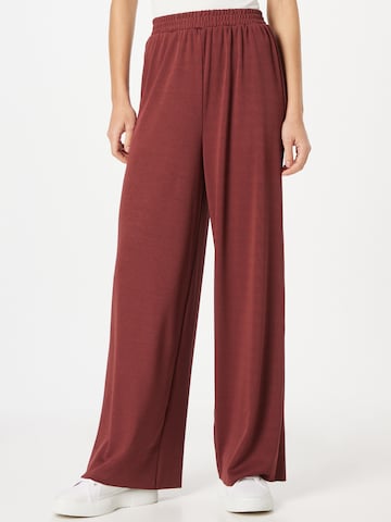 Wide leg Pantaloni 'Jale' di ABOUT YOU in rosso: frontale