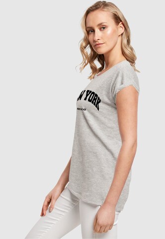 Merchcode Shirt 'New York' in Grey
