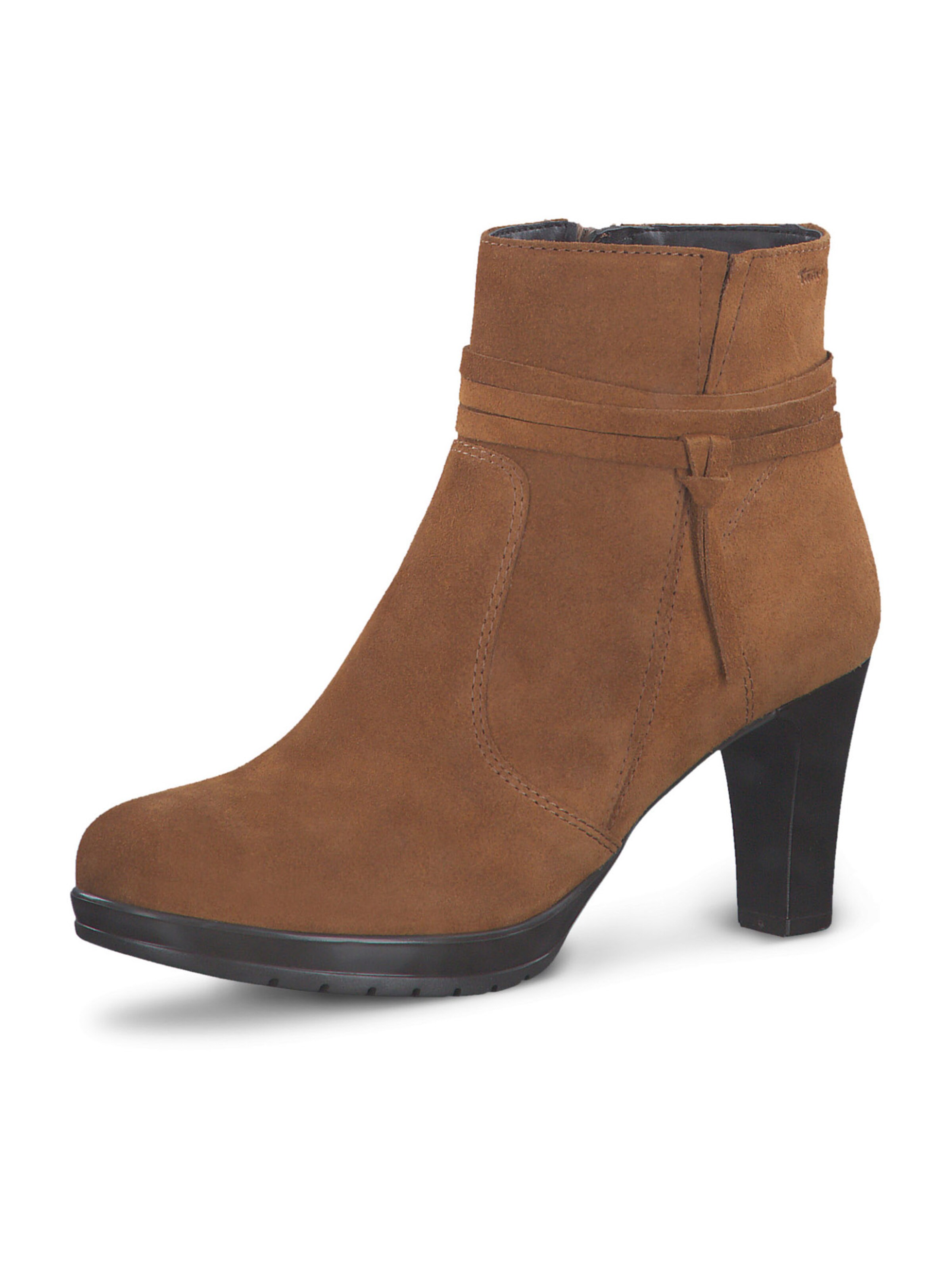 Tamaris Enkellaarsjes in Bruin: voorkant