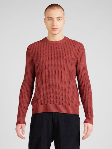 Pull-over HOLLISTER en rouge : devant