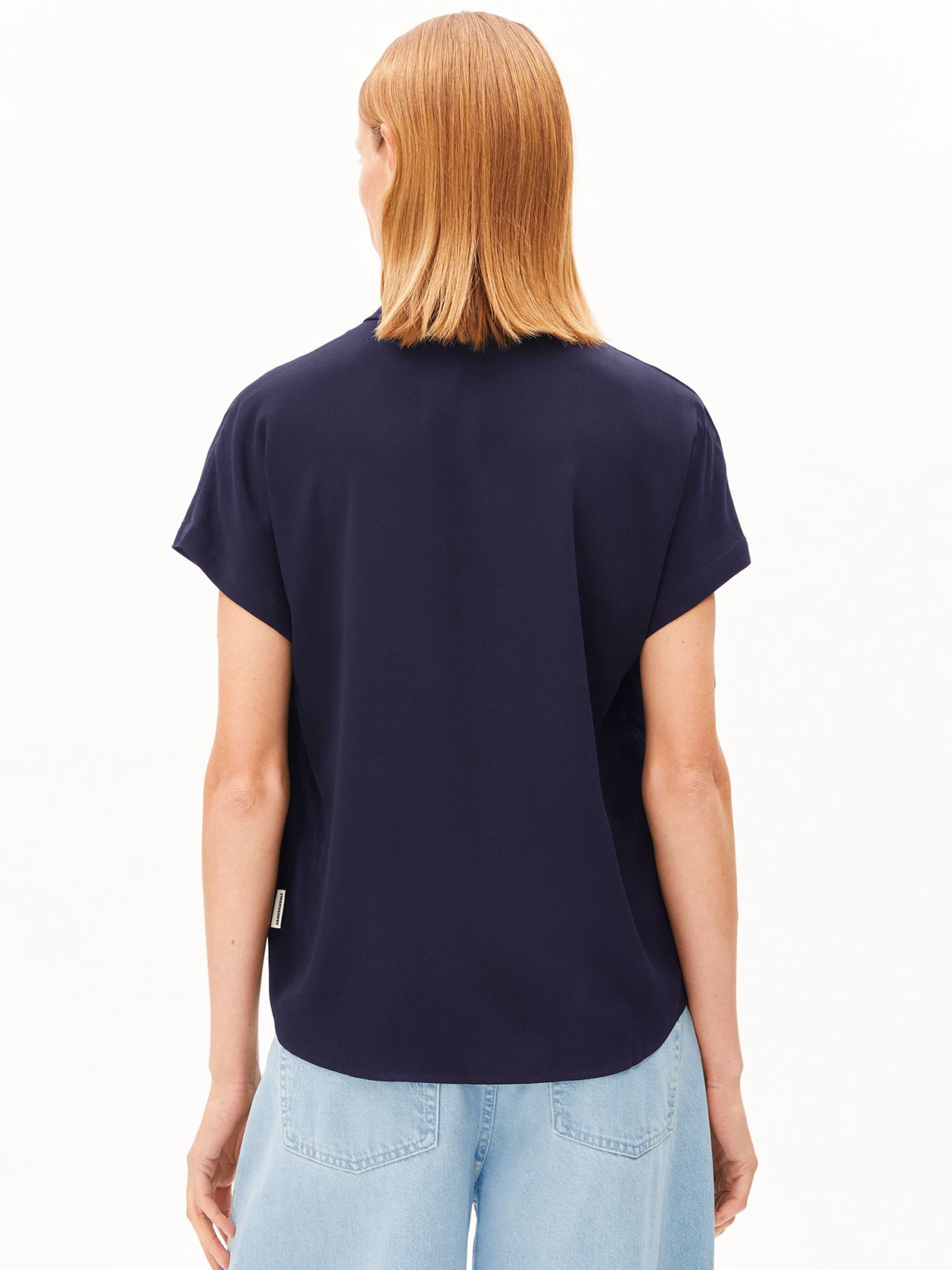 ARMEDANGELS Blouse 'LARISAANA' in Blauw: voorkant