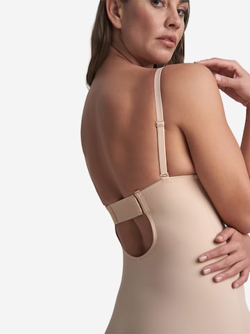 Body modelant 'Sculpting Bodysuit Deep V' Bye Bra en beige