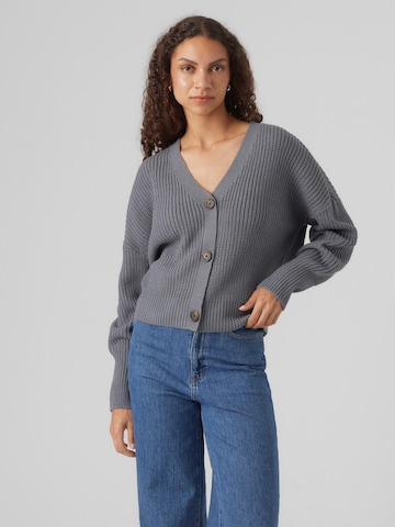 Cardigan 'Lea' VERO MODA en gris : devant