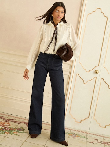 love & roses T-shirt i gul