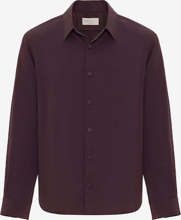 AntiochRegular Fit Košulja - crvena boja: prednji dio