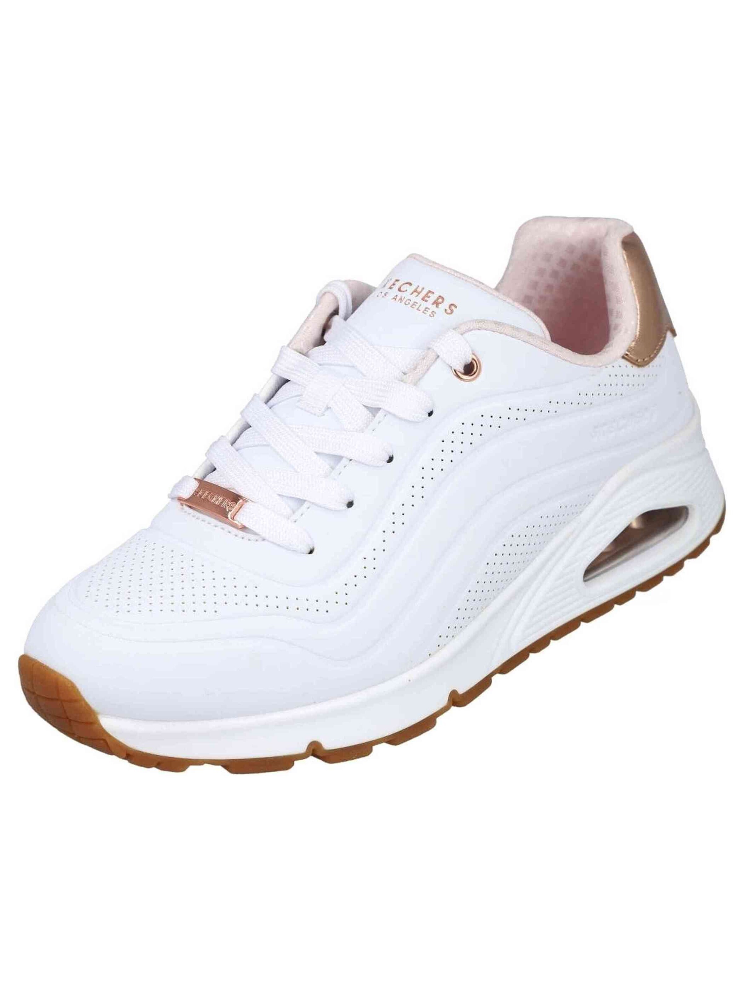Scarpa sportiva di SKECHERS in bianco: frontale