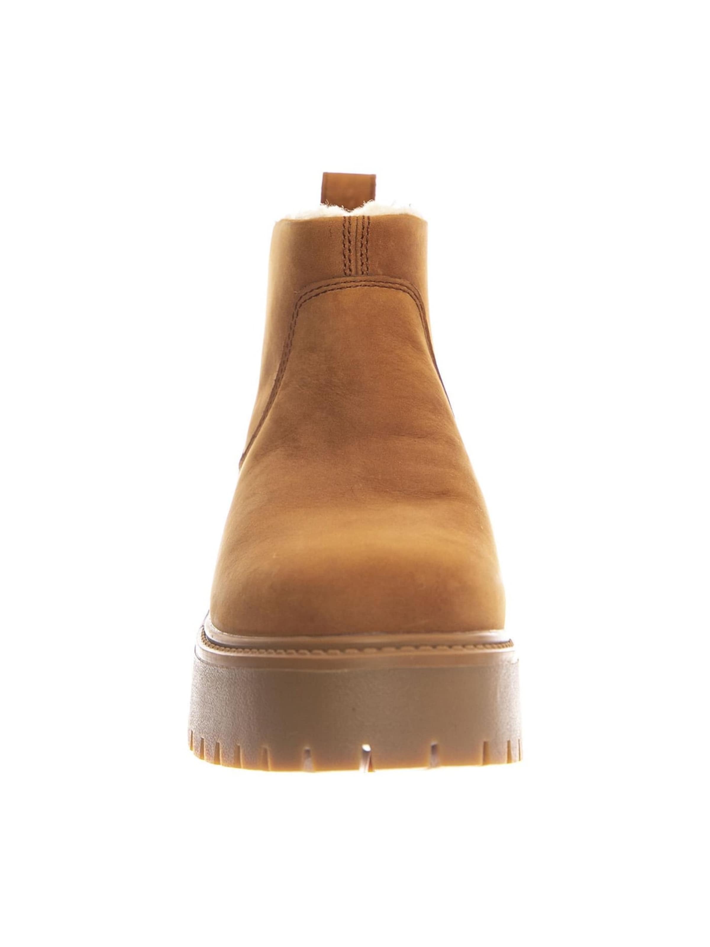TIMBERLAND Kozaki 'Stone Street Mid Warm Lined Boot Rust Nubuck -- Women's Warm-Lined Nubuck Mid Boots' w kolorze brązowy