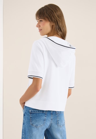 CECIL Sweatjacke in Weiß