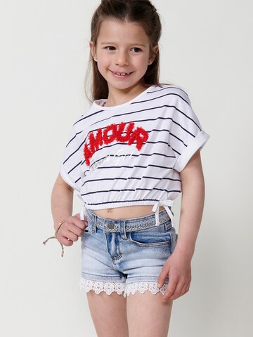 T-Shirt KOROSHI en blanc : devant