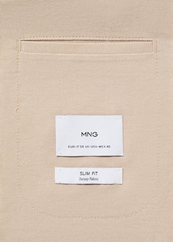 MANGO MAN Slim fit Suit Jacket 'Verner' in Beige