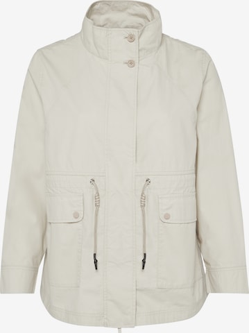 QS Between-Seasons Parka in Grey: front