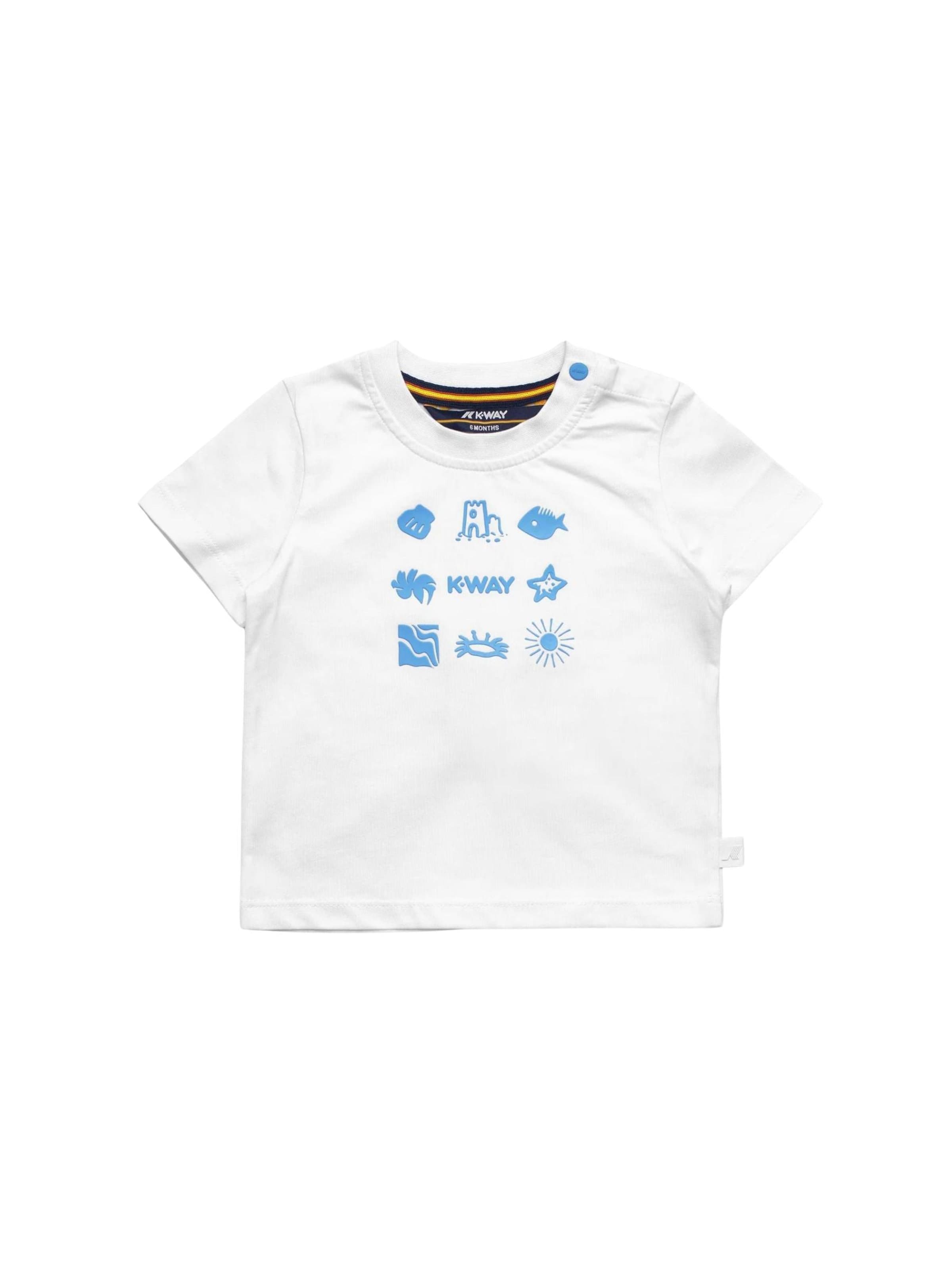 K-Way Regular Suit 'K-WAY KIDS E.PETE SET PLAGE JERSEY Completi' in Blue: front