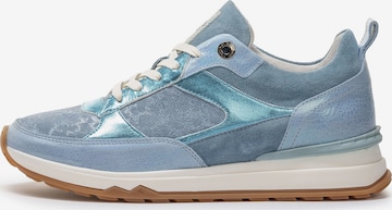 Baskets basses 'Mari 03' Floris van Bommel en bleu : devant