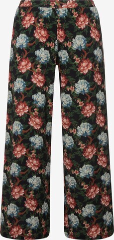 Ulla Popken Wide leg Pants in Black: front