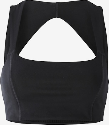 Girlfriend Collective Top ' Natalie ' in Schwarz: Vorderseite