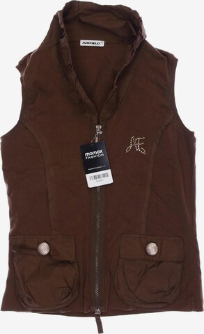 AIRFIELD Vest in S in Brown: front