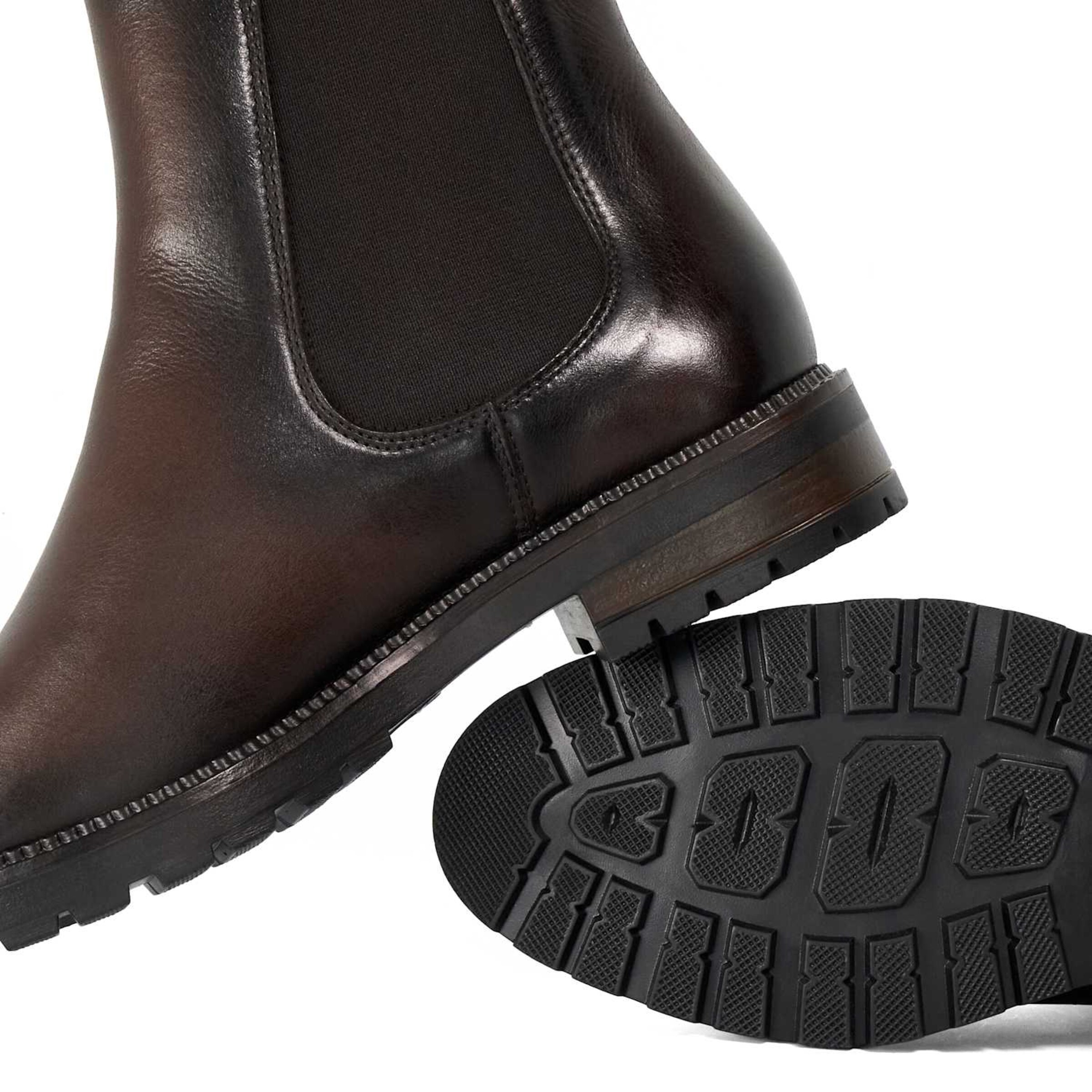 Chelsea Boots 'Poema' Dune LONDON en marron