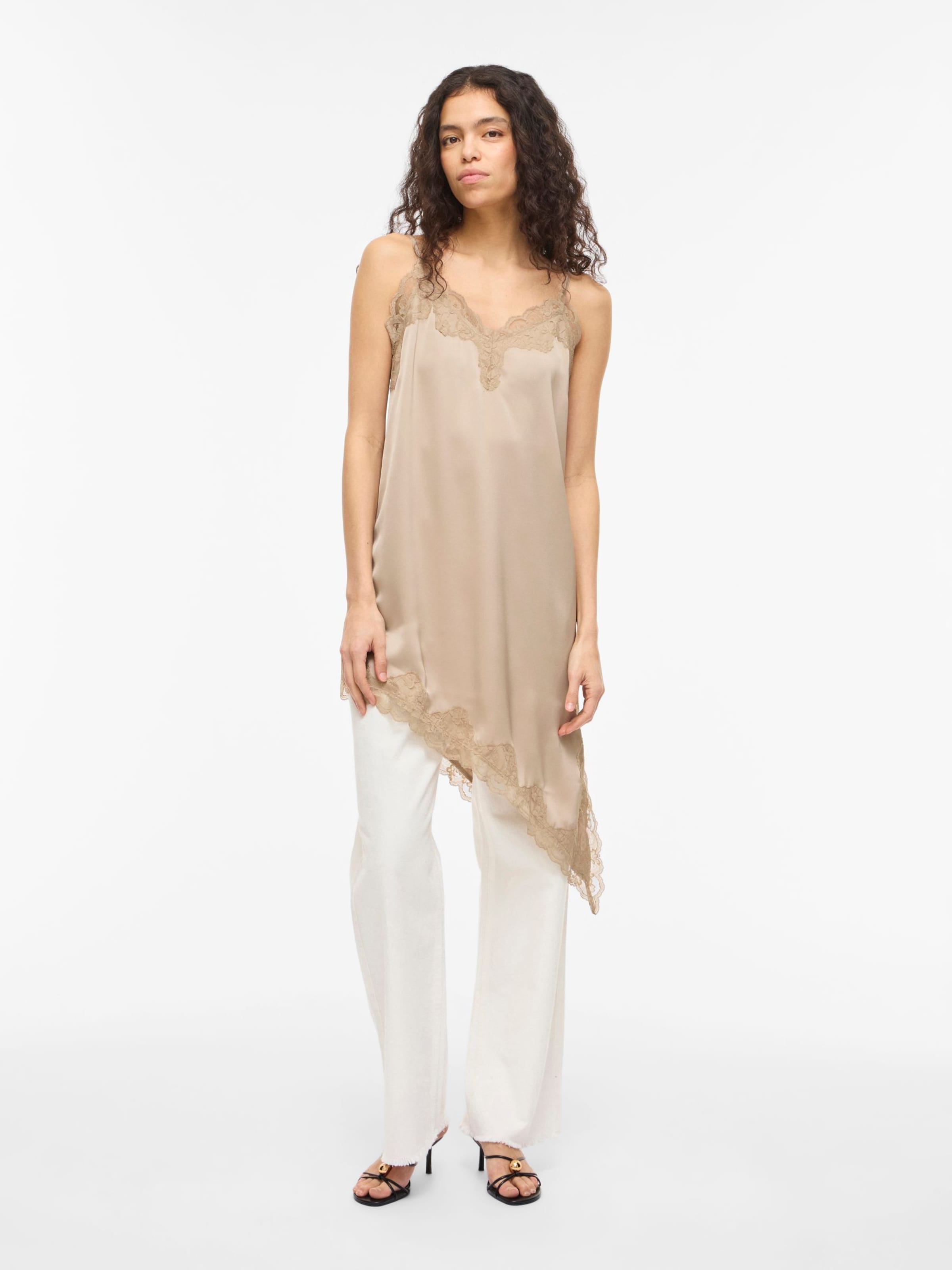 VILA Kleid 'VILACEY' in Grau: Vorderseite