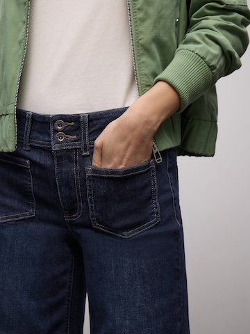 STREET ONE Wide leg Jeans 'Emee' in Blue