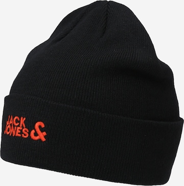 JACK & JONES Beanie 'DNA' in Black: front