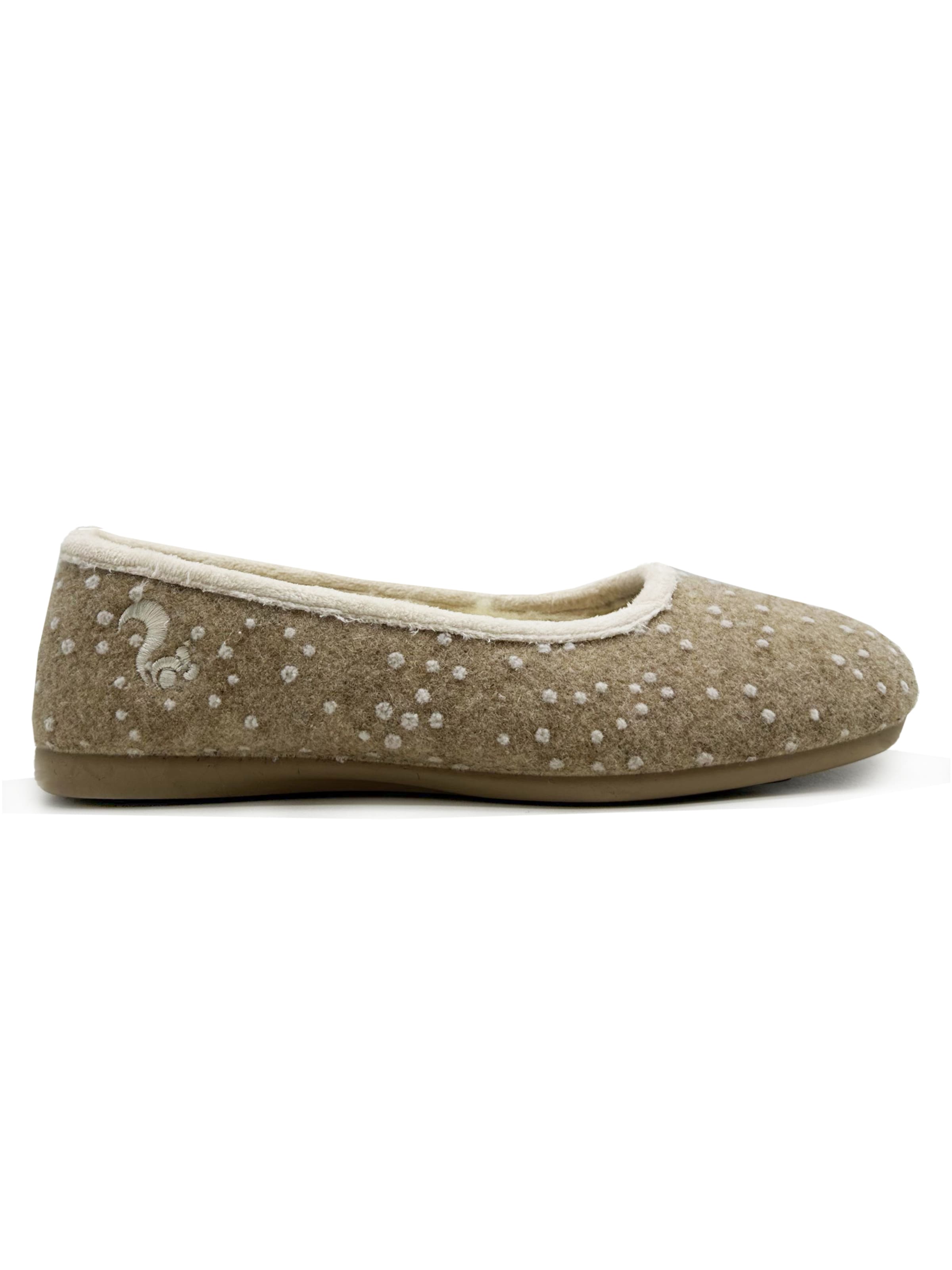 thies Ballet Flats 'thies 1856 ® Eco Snow' in Beige: front
