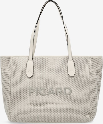 Picard Shopper 'Knitwork' in Grey: front