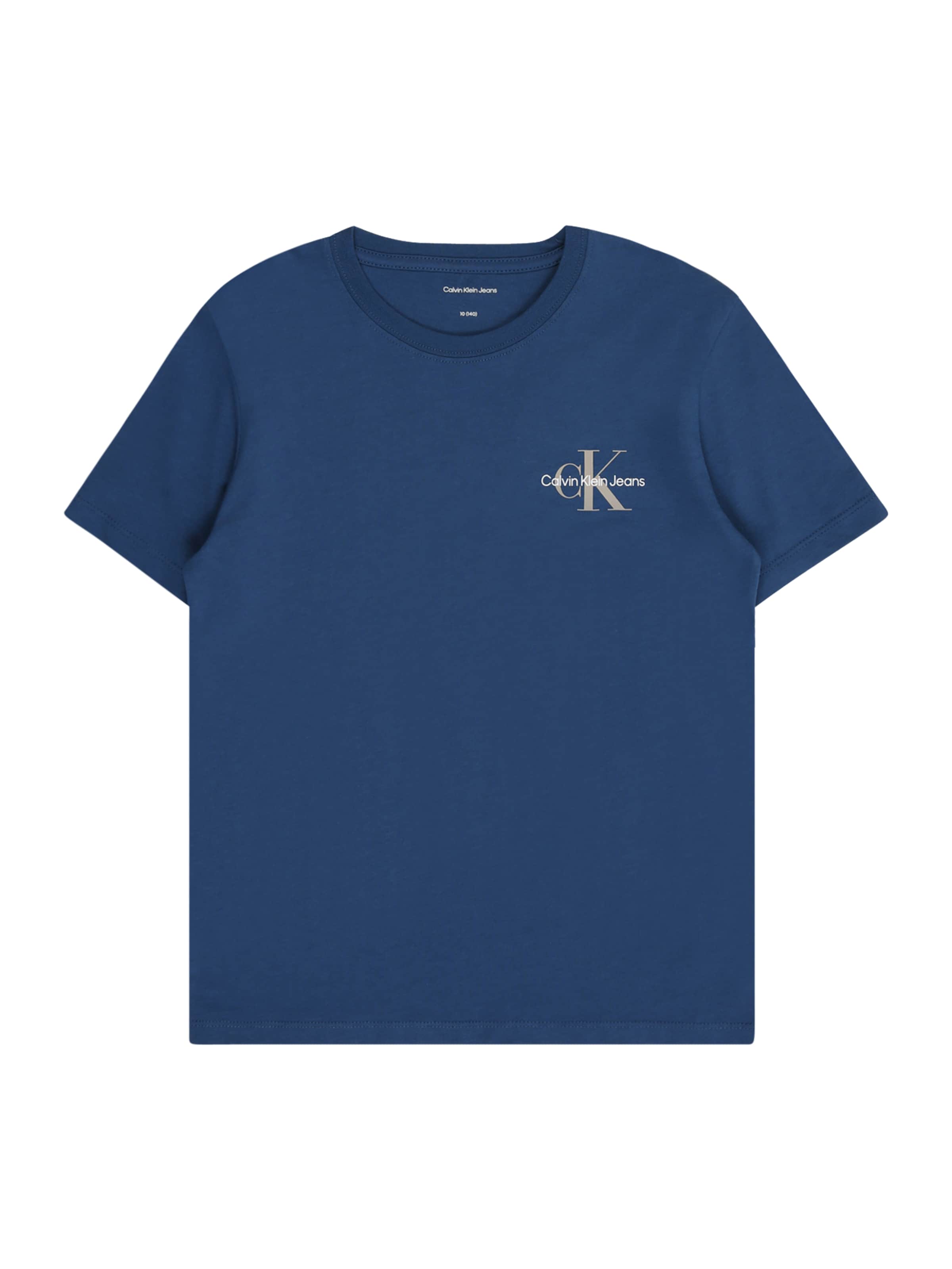 Calvin Klein Jeansregular Majica - plava boja: prednji dio