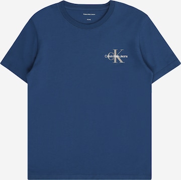 Calvin Klein Jeans Обычный Футболка в Синий: спереди
