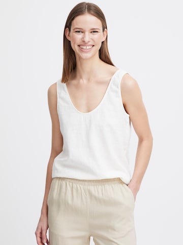 b.young Top 'FALAKKA' in White: front