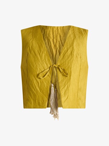 SOUVENIR Bodywarmer in Geel: voorkant
