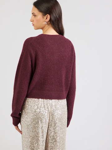 HUGO Knit cardigan 'Sfebra' in Purple