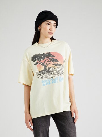 LEVI'S ® - Camiseta 'Graphic Short Stack Tee' en amarillo: frente